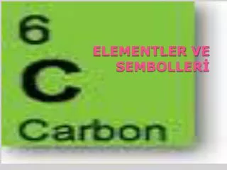 elementler ve semboller
