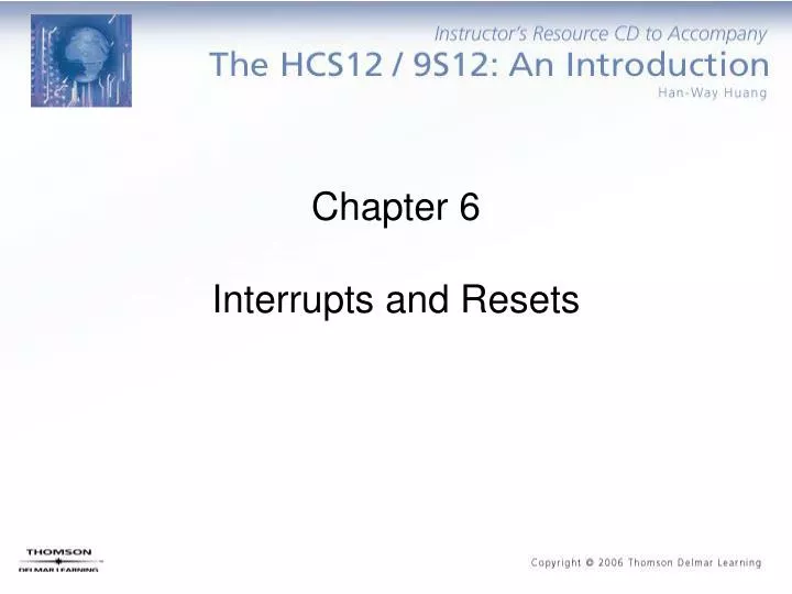 chapter 6 interrupts and resets