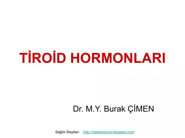 t ro d hormonlari