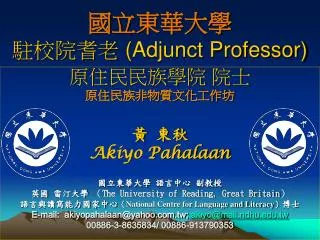 adjunct professor