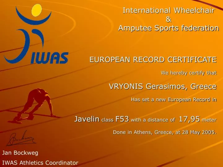 international wheelchair amputee sports federation