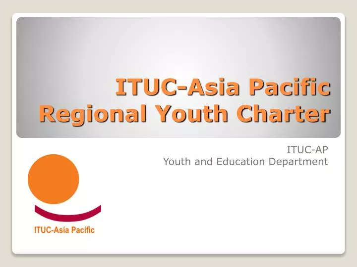 ituc asia pacific regional youth charter