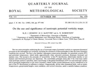 Material from Hoskins et al. 1985