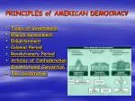 PRINCIPLES of AMERICAN DEMOCRACY - slide 1