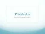 Precalculus - slide 1