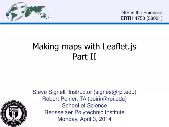 making maps with leaflet js part ii
