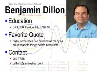 Benjamin Dillon