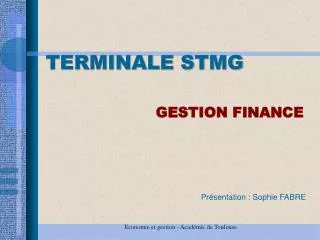 terminale stmg