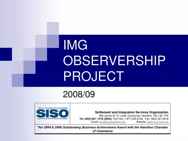 img observership project