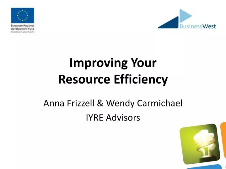 improving your resource efficiency