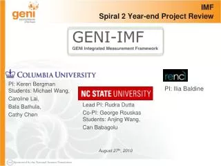 IMF Spiral 2 Year-end Project Review