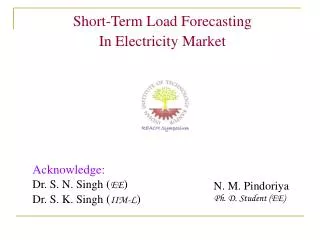 Short-Term Load Forecasting In Electricity Market