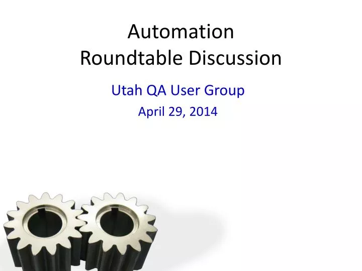 automation roundtable discussion