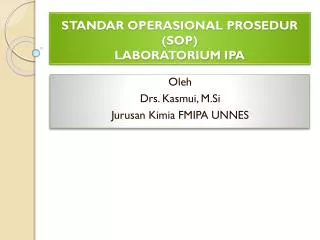 standar operasional prosedur sop laboratorium ipa