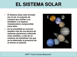 el sistema solar