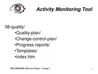 Activity Monitoring Tool