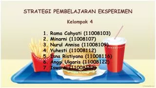 strategi pembelajaran eksperimen