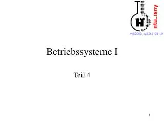 betriebssysteme i