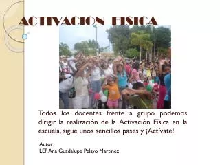 activacion fisica