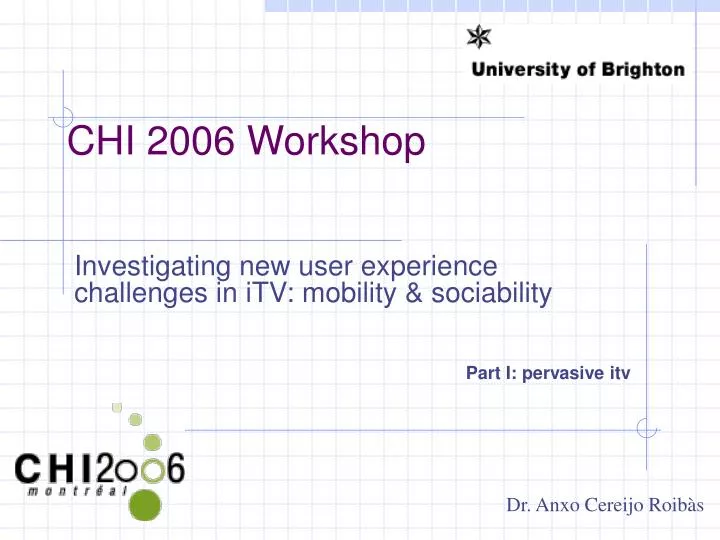 chi 2006 workshop