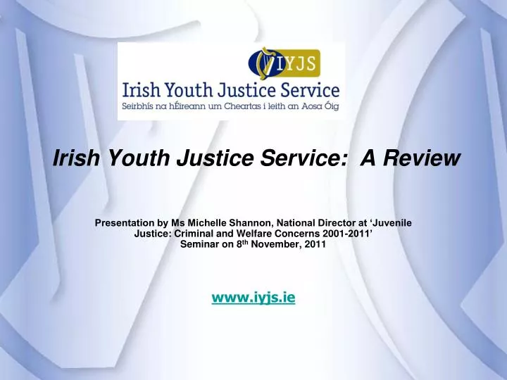 irish youth justice service a review