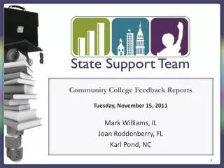 Community College Feedback Reports Tuesday, November 15, 2011 Mark Williams, IL
