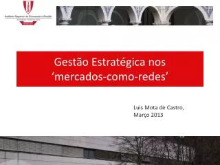 gest o estrat gica nos mercados como redes