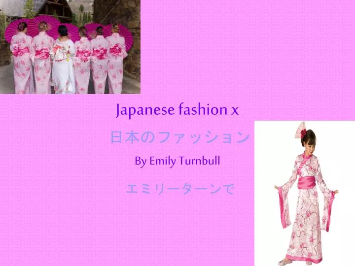 japanese fashion x