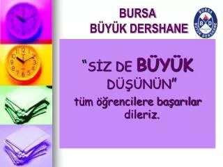 bursa b y k dershane