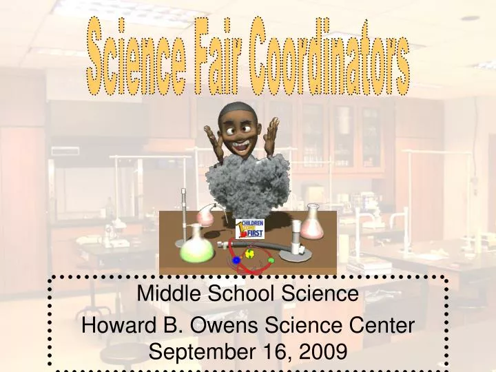 middle school science howard b owens science center september 16 2009