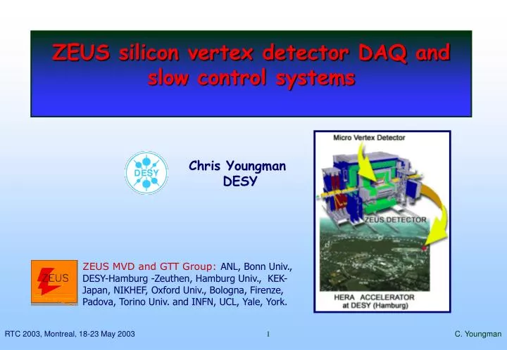 zeus silicon vertex detector daq and slow control systems