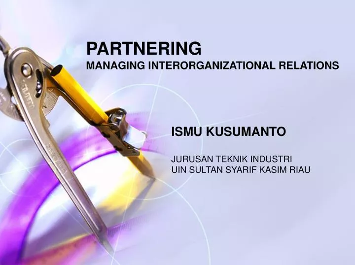 partnering managing interorganizational relations