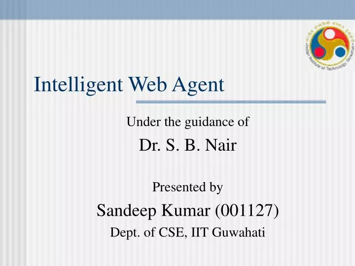 intelligent web agent