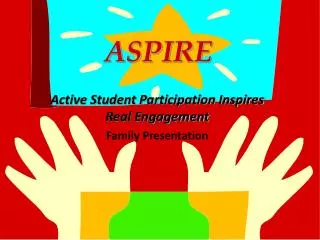ASPIRE Active Student Participation Inspires Real Engagement Family Presentation