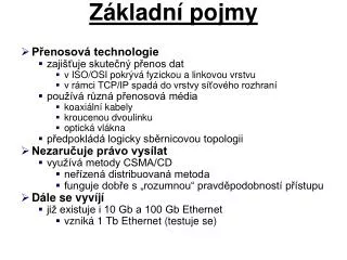 z kladn pojmy