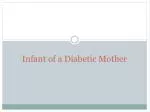 Infant of a Diabetic Mother