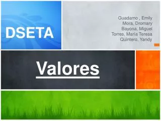 valores