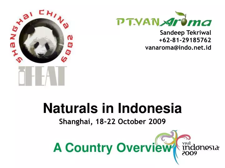 naturals in indonesia