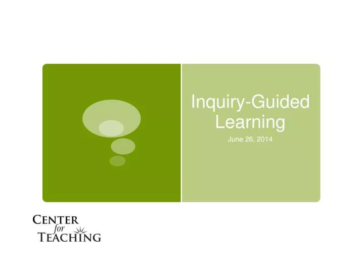 inquiry guided learning