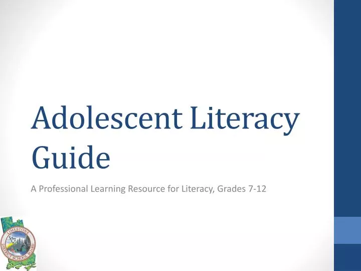 adolescent literacy guide