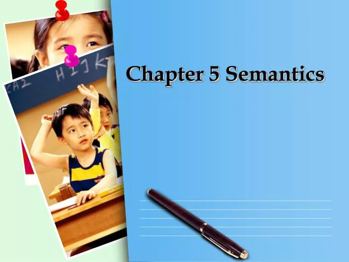 chapter 5 semantics