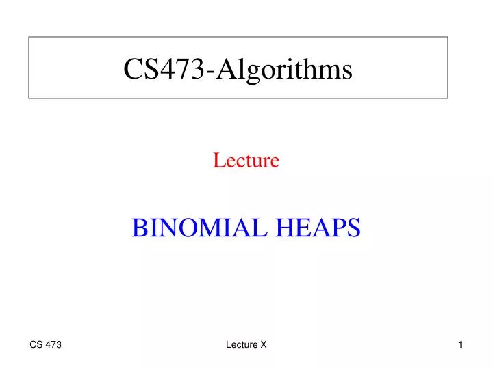 cs473 algorithms