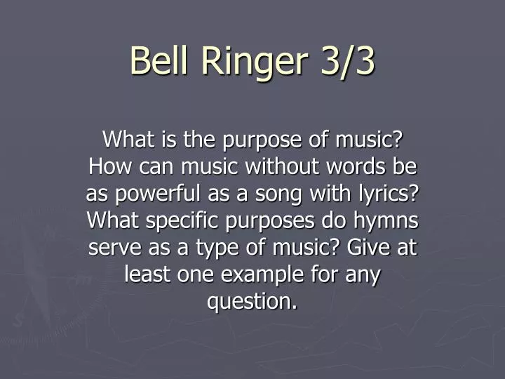 bell ringer 3 3
