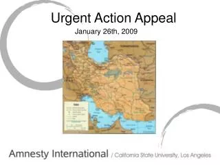 Urgent Action Appeal