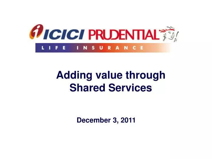 adding value through shared services