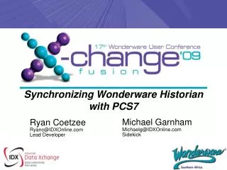 Synchronizing Wonderware Historian with PCS7