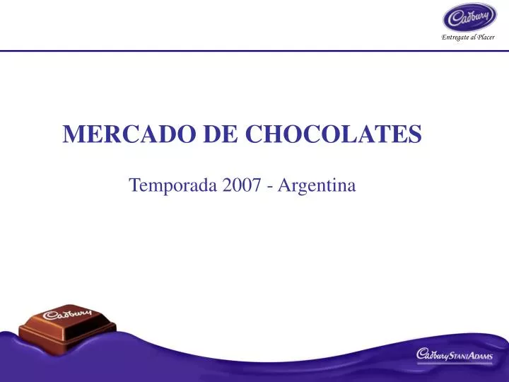 mercado de chocolates temporada 2007 argentina