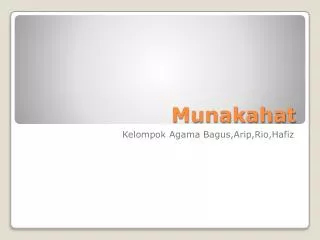 munakahat