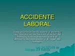 ACCIDENTE LABORAL - slide 1