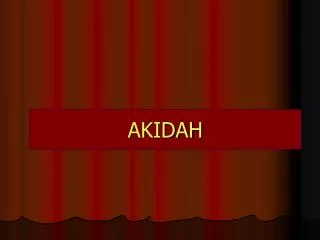 akidah